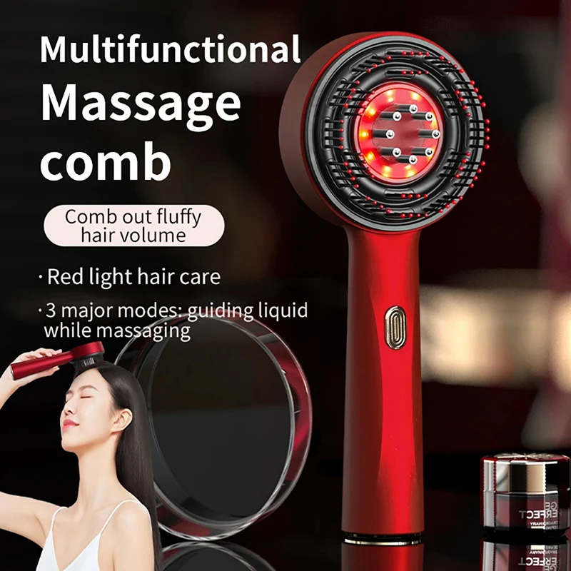 Hair Care For Hair Growth - Elektrikli Titreşimli Masaj Tarağı Saç Bakım