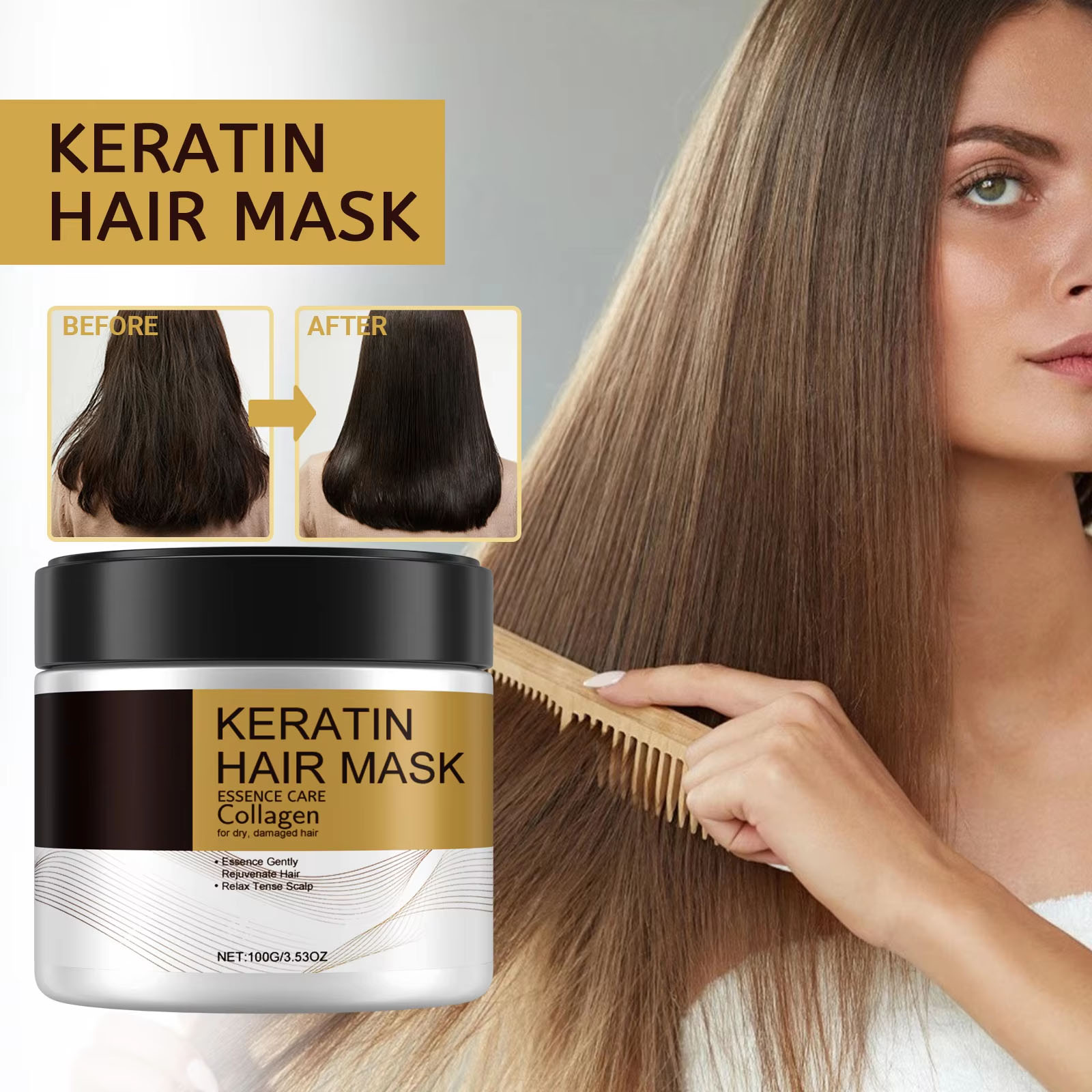 Keratin Bakım Saç Maskesi Deri - Hair Care Orange incelemesi ve fiyatı